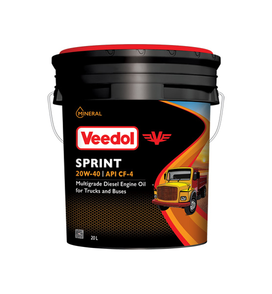 SPRINT 20W-40 CF-4 Commercial Vehicle Oil